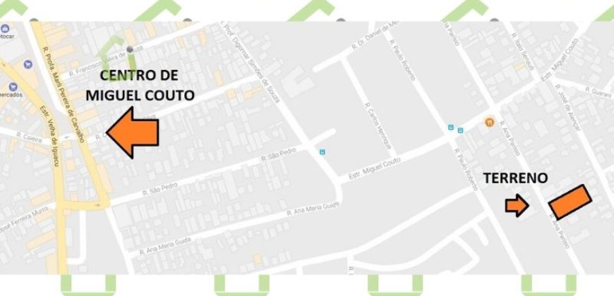 VENDA – Terreno com 1.000,00 m² em Miguel Couto