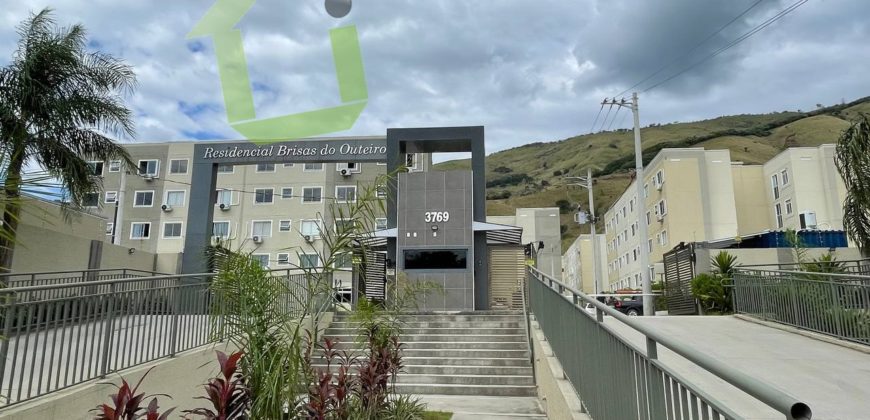 ALUGUEL – Apartamento 2 Quartos no Cond. Brisas do Outeiro